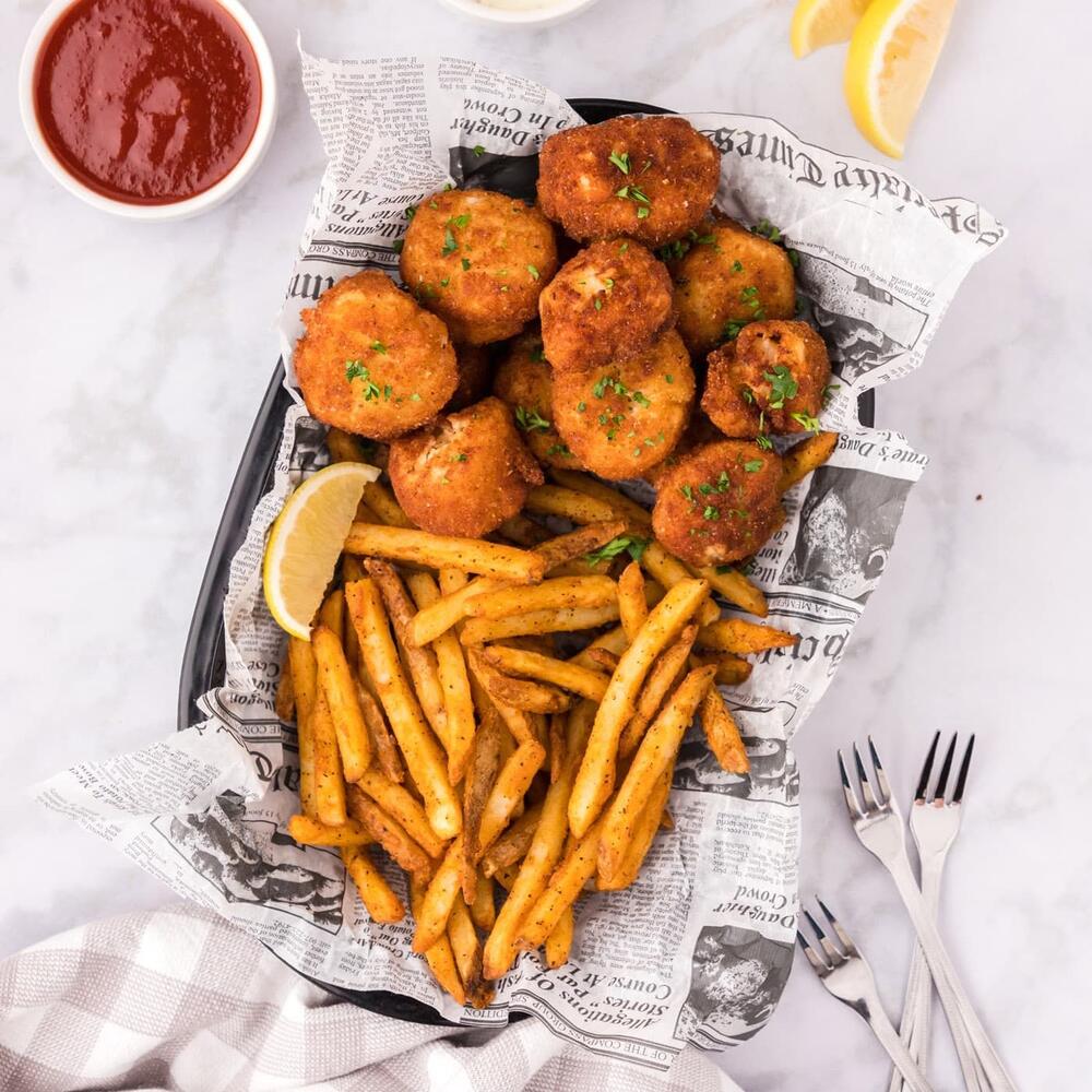 Fried Scallop Basket 8pcs
